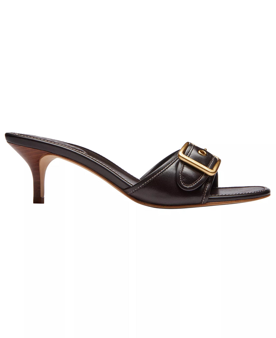 Coach Women's Margot Slip-On Kitten Heel Sandals