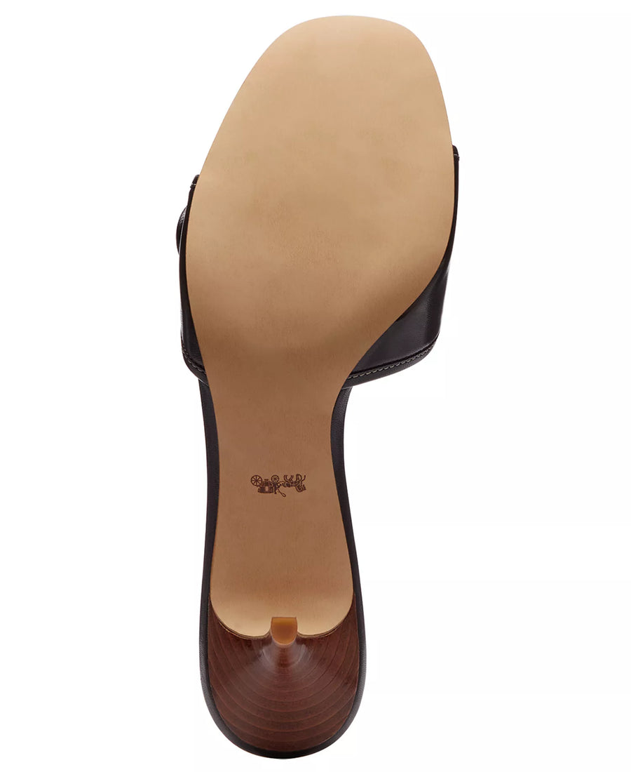 Coach Women's Margot Slip-On Kitten Heel Sandals