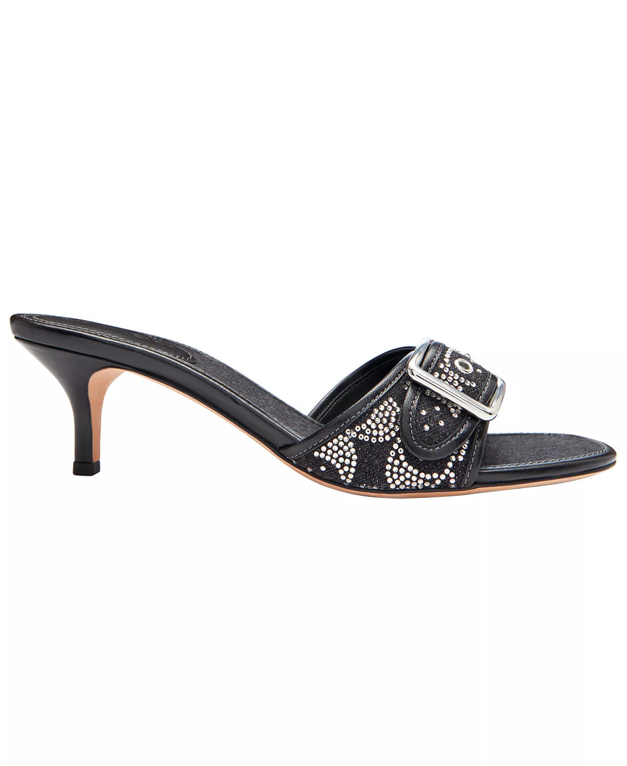 Coach Women's Margot Slip-On Kitten Heel Sandals