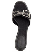 Coach Women's Margot Slip-On Kitten Heel Sandals