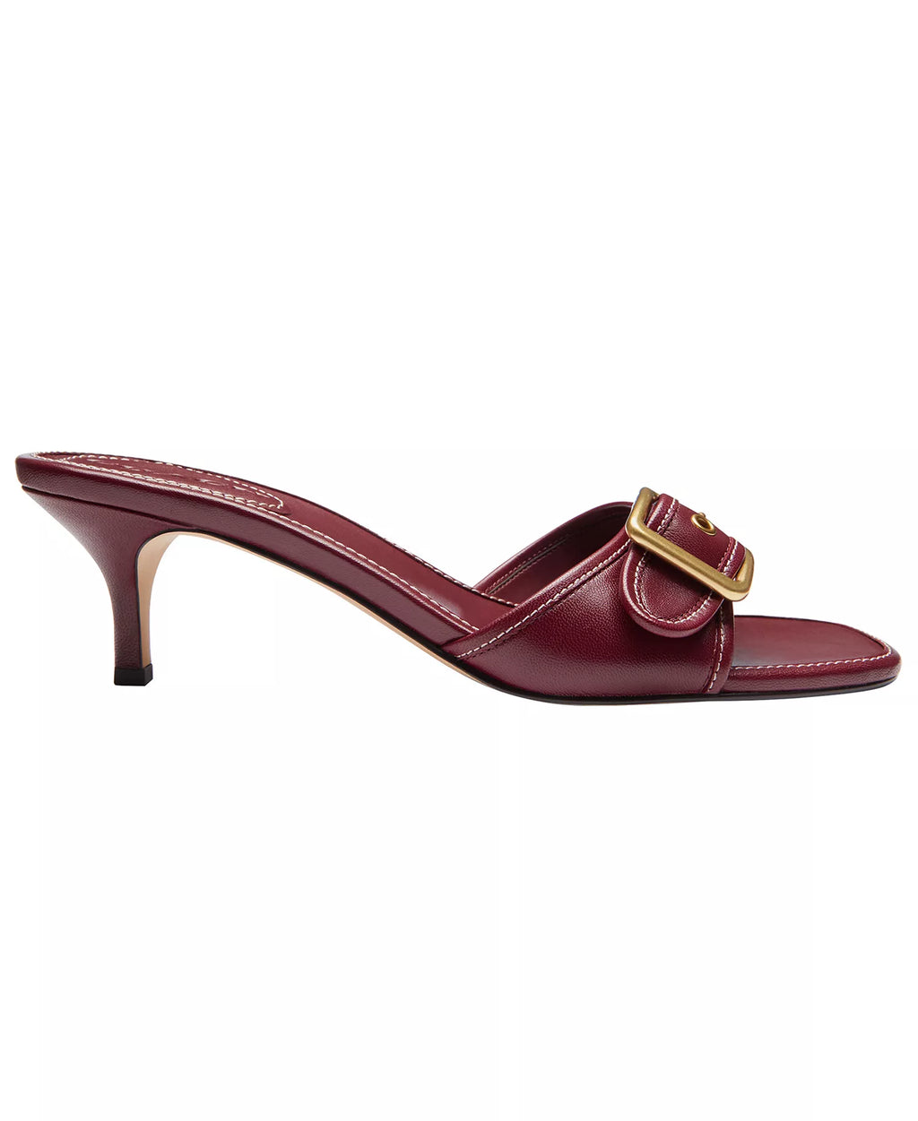Coach Women's Margot Slip-On Kitten Heel Sandals