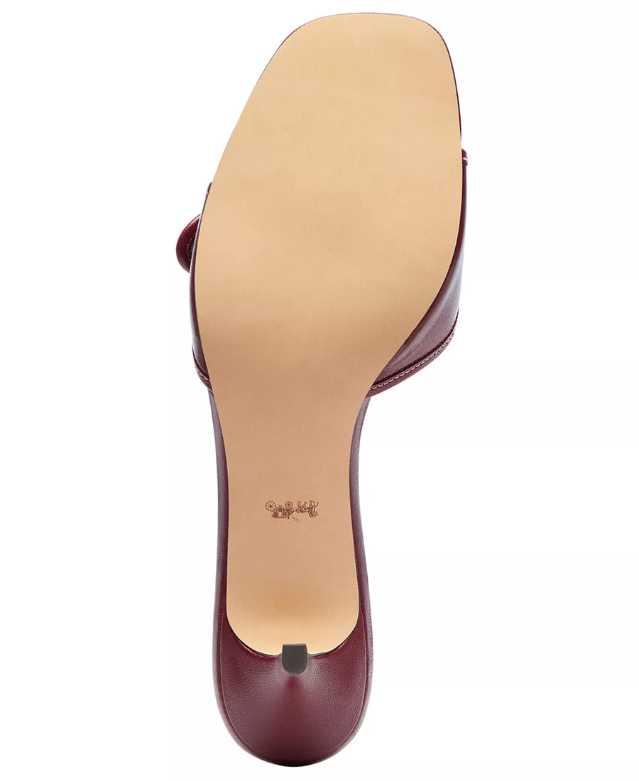 Coach Women's Margot Slip-On Kitten Heel Sandals