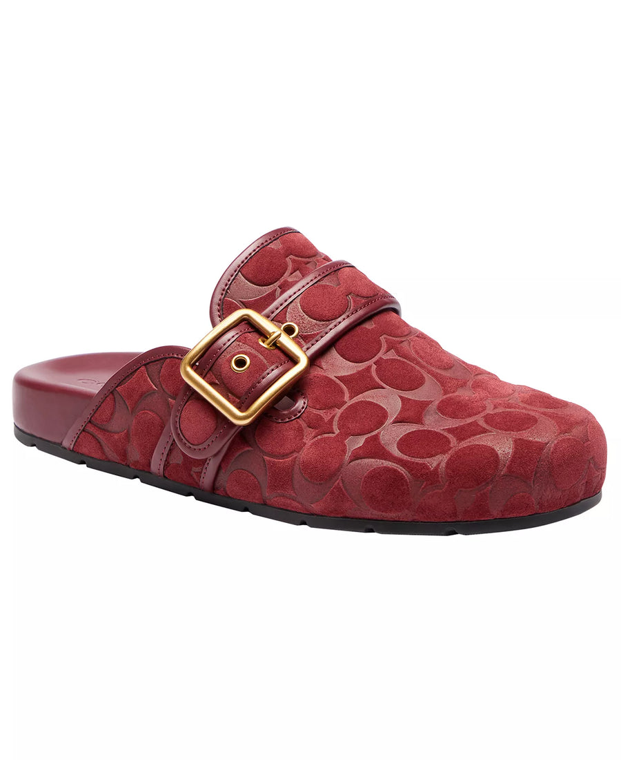 Coach Women's Archival Slip-On Buckle Clogs