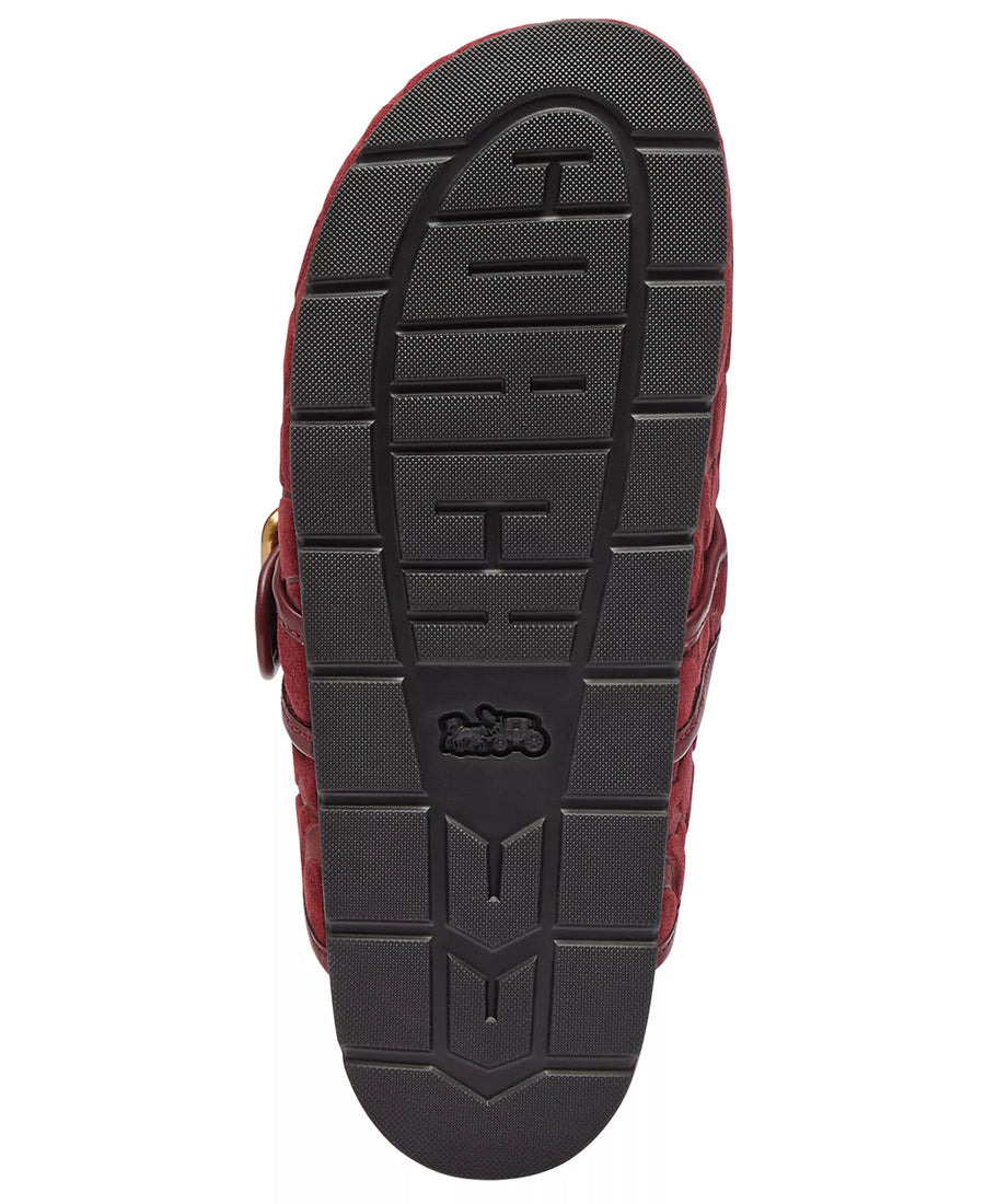 Coach Women's Archival Slip-On Buckle Clogs