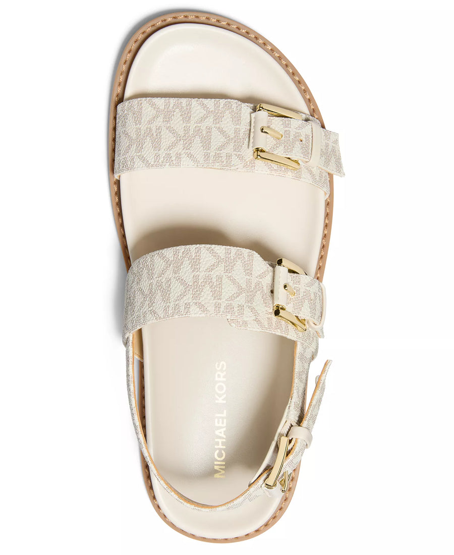 Michael Kors Women's Nia Footbed Flat Sandals