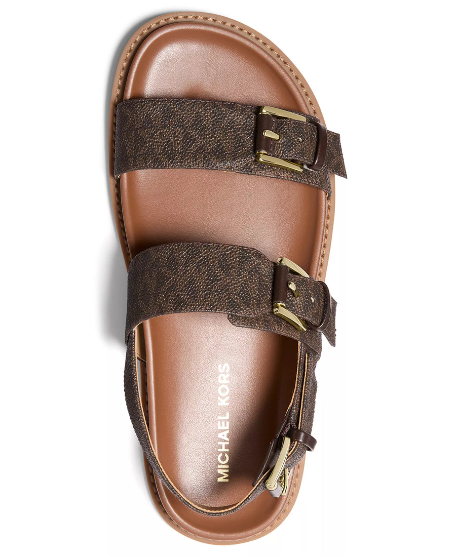 Michael Kors Women's Nia Footbed Flat Sandals