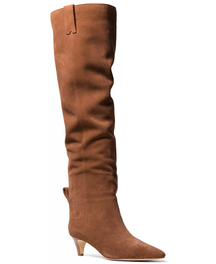 Michael Kors Women's Daniela Kitten Heel Over-the-Knee Boots