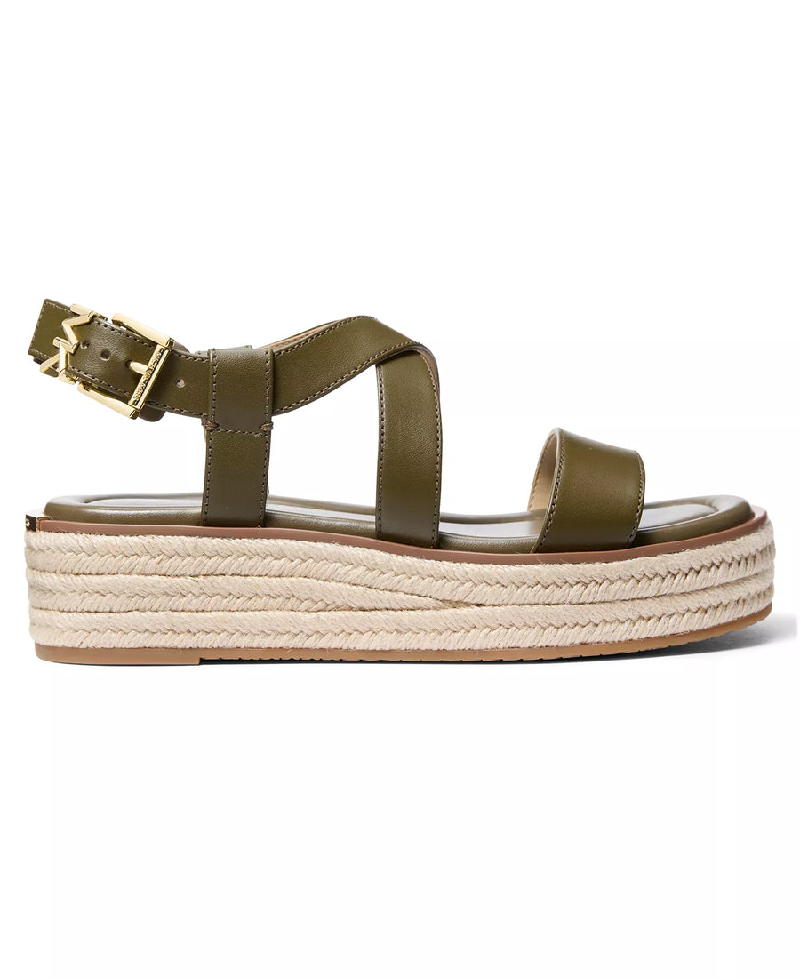 Michael Kors Women's Lynn Buckle Espadrille Sandals