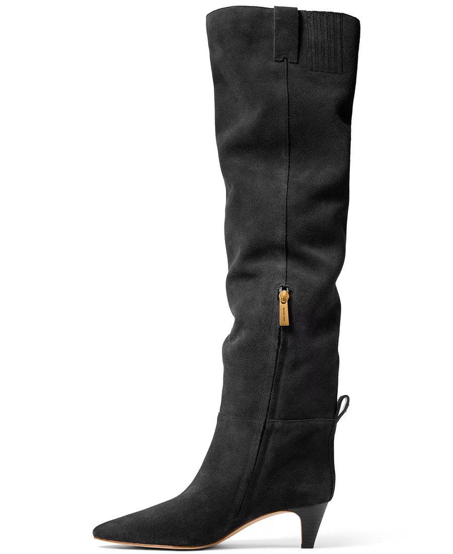 Michael Kors Women's Daniela Kitten Heel Over-the-Knee Boots