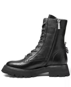 Michael Kors Women's Caleb Lug Zipper Booties