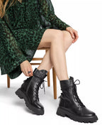 Michael Kors Women's Caleb Lug Zipper Booties