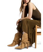 Michael Kors Women's Daniela Fringe Slip-On Boots