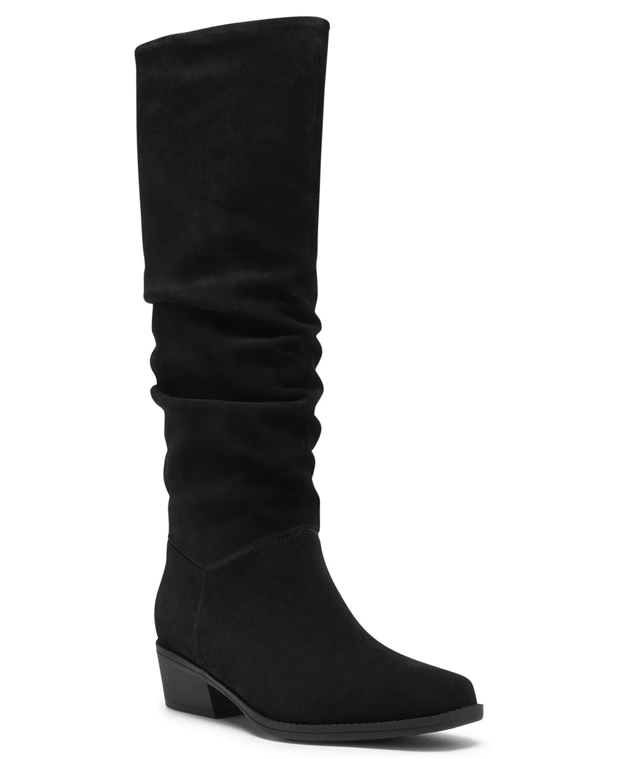 Clarks Women's Danyelle Rose Knee-High Square Toe Suede Boots
