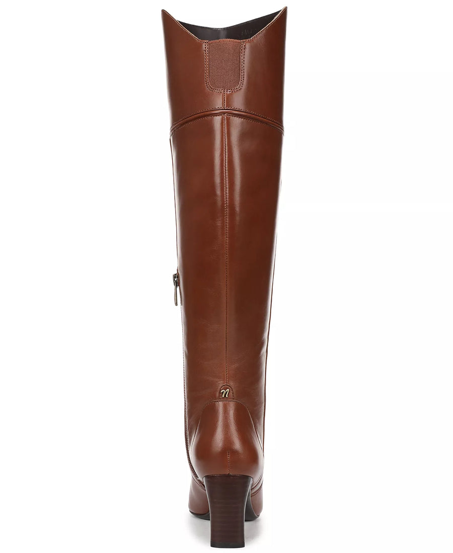 Naturalizer Women's Eleanor Over-the-Knee Regular and Wide Calf Snip Toe Zip Boots