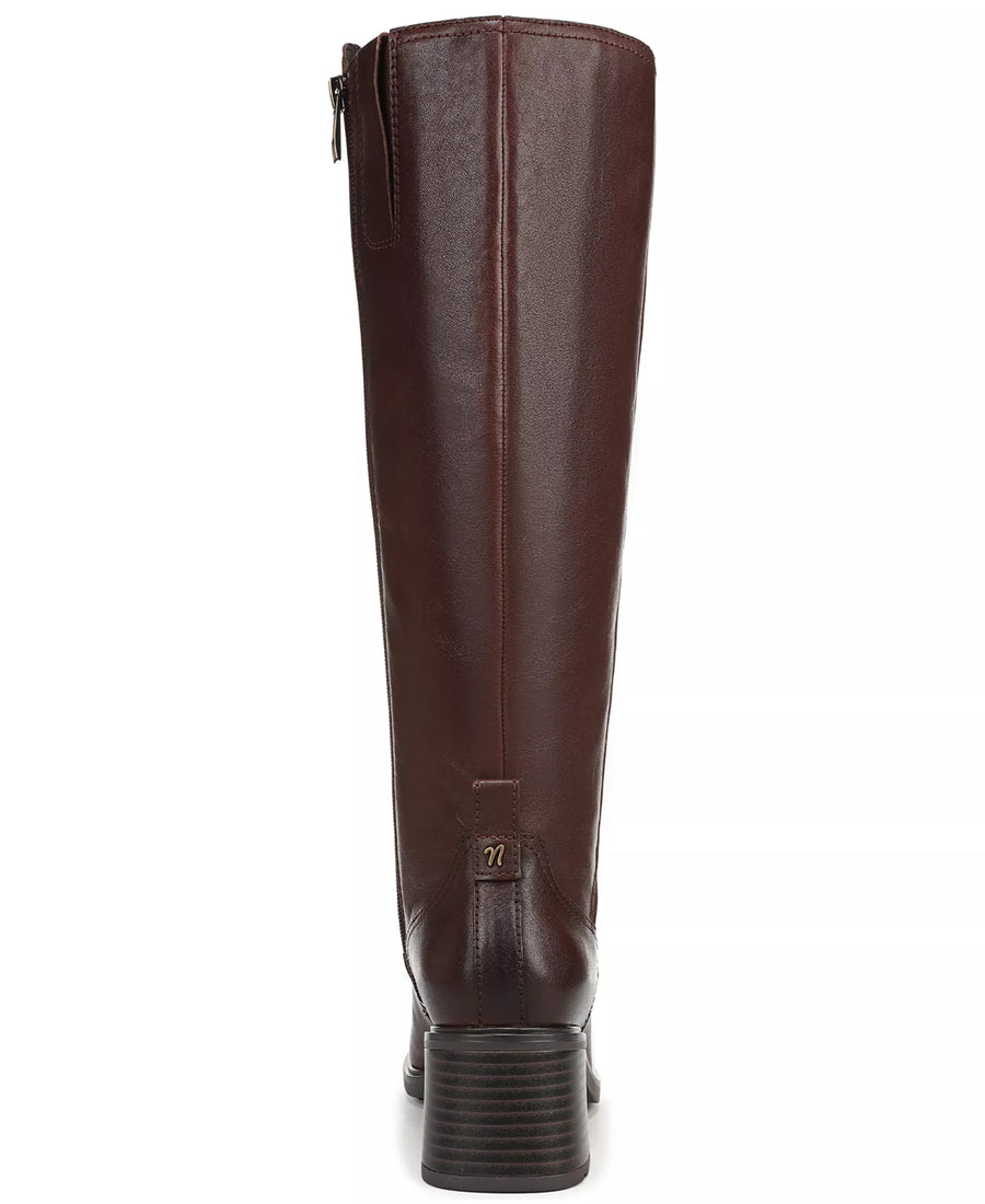 Naturalizer Women's Phoenix Leather Regular, Wide, and Extra Wide Knee-High Boots
