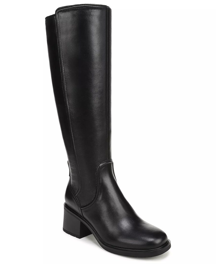 Naturalizer Women's Phoenix Leather Regular, Wide, and Extra Wide Knee-High Boots
