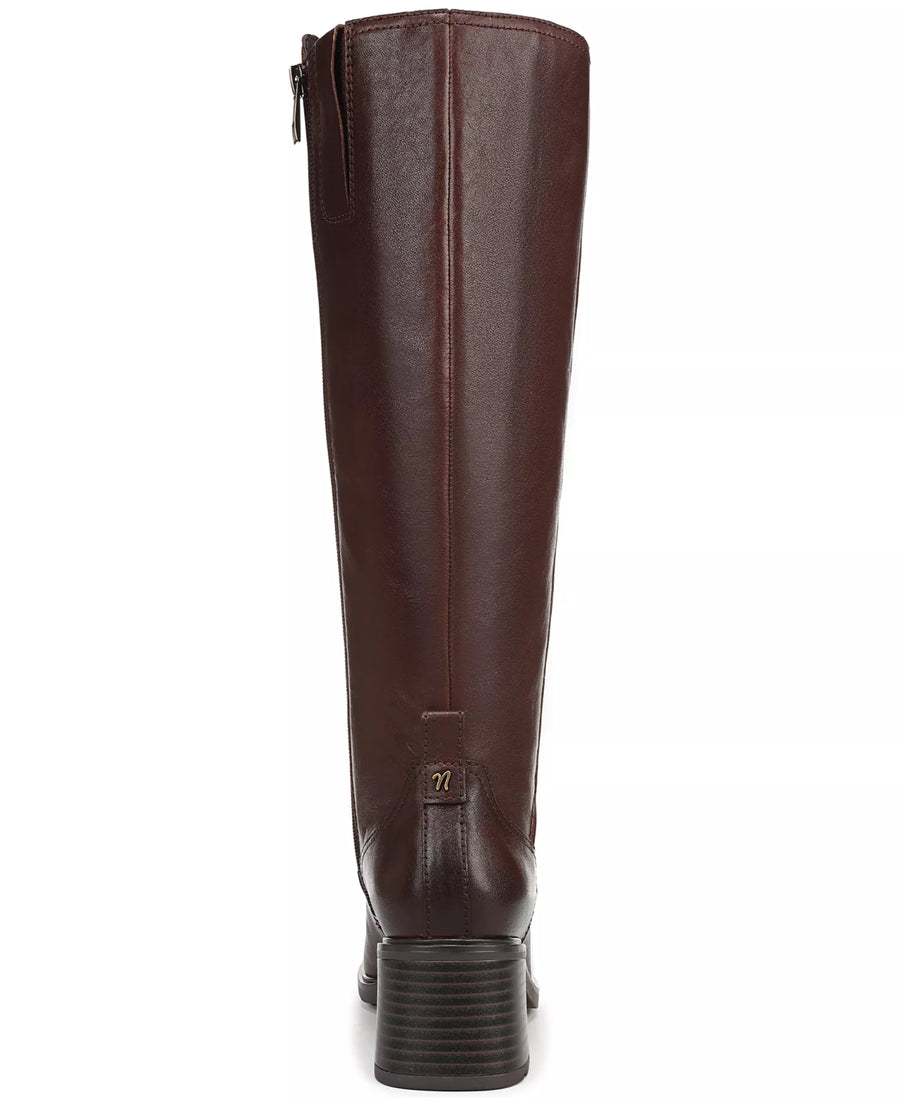Naturalizer Women's Phoenix Leather Regular, Wide, and Extra Wide Knee-High Boots