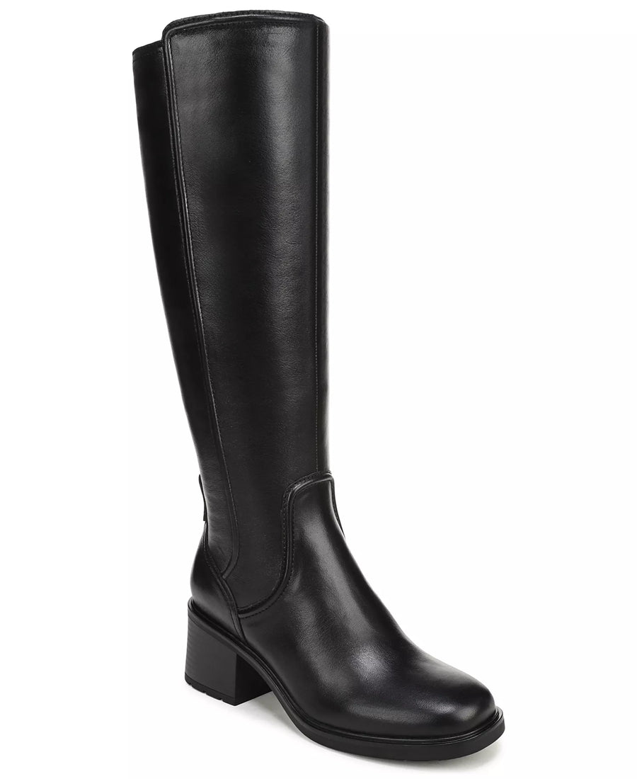 Naturalizer Women's Phoenix Leather Regular, Wide, and Extra Wide Knee-High Boots