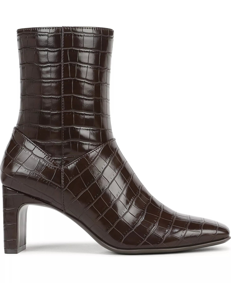 Naturalizer Women's Nona Square Toe Faux Leather Booties