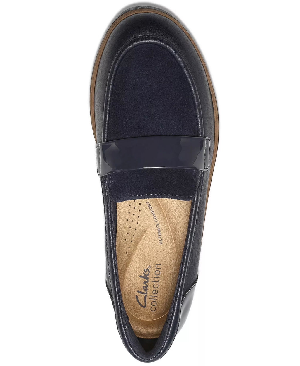 Clarks Women's Zylah Mia Platform Leather Loafers