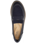 Clarks Women's Zylah Mia Platform Leather Loafers