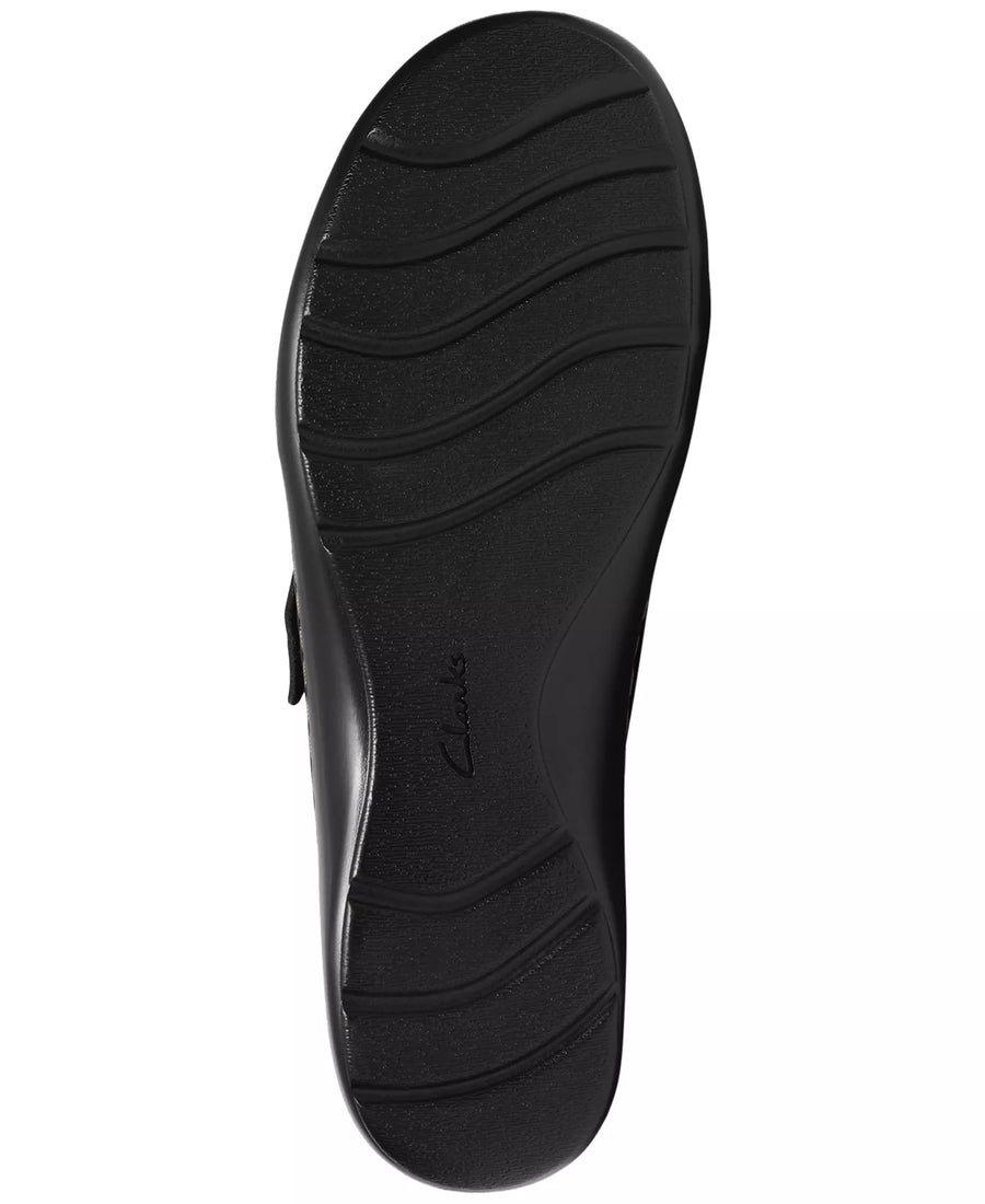 Clarks Women's Cora Teagan Perforated Leather Mary Jane Flats