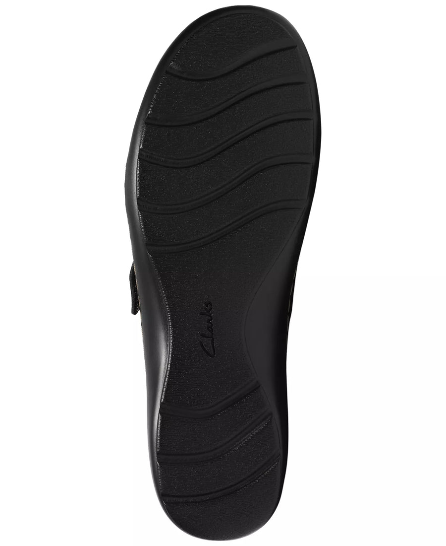 Clarks Women's Cora Teagan Perforated Leather Mary Jane Flats