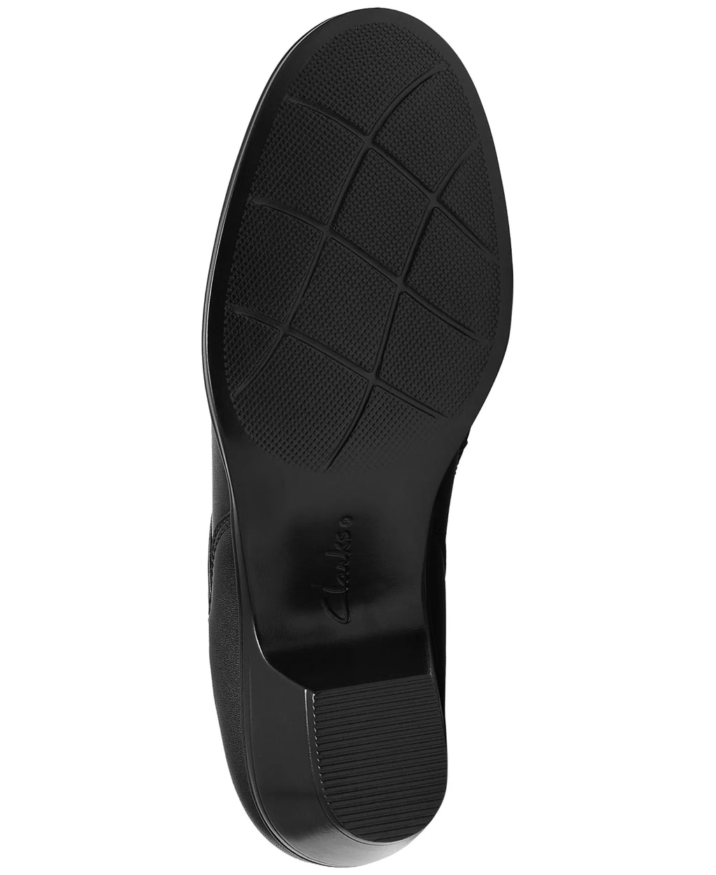 Clarks Women's Emily2 London Block Heel Round Toe Leather Shooties
