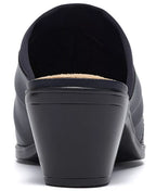 Clarks Women's Emily2 Eliza Block Heel Leather Mules