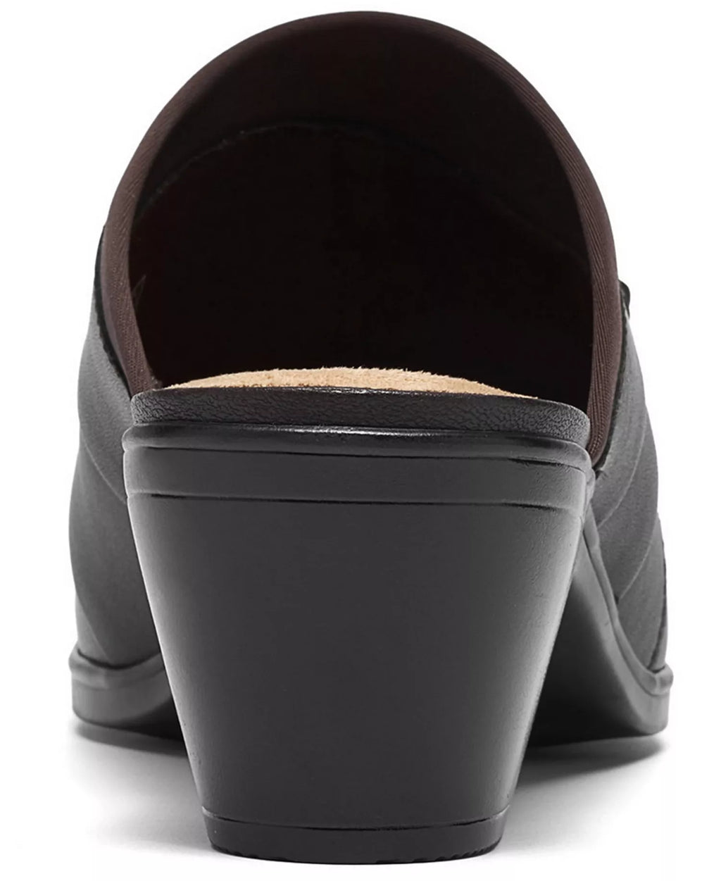 Clarks Women's Emily2 Eliza Block Heel Leather Mules