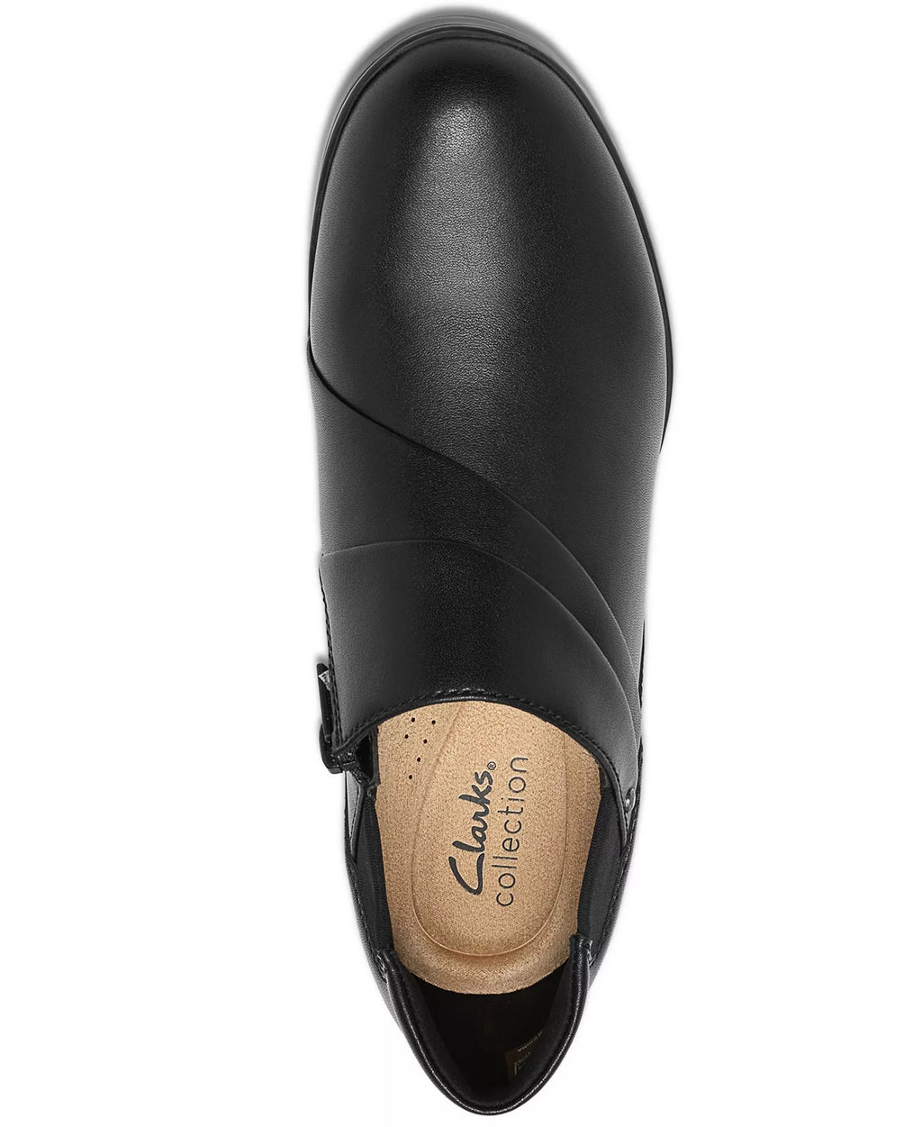 Clarks Women's Emily2 London Block Heel Round Toe Leather Shooties