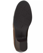 Clarks Women's Emily2 Vine Round Toe Block Heel Ruched Shooties