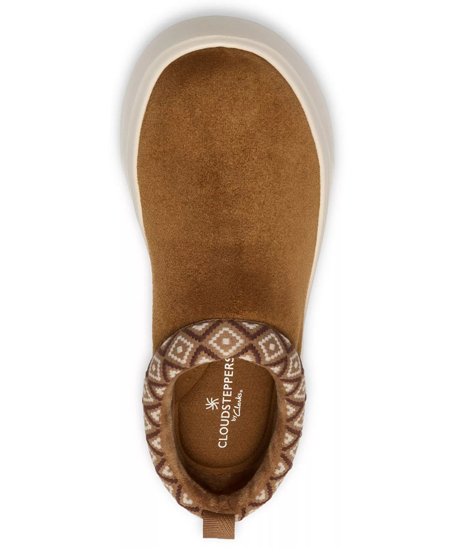 Clarks Women's Solevana Vibe Cloud Stepper Platform Round Toe Booties