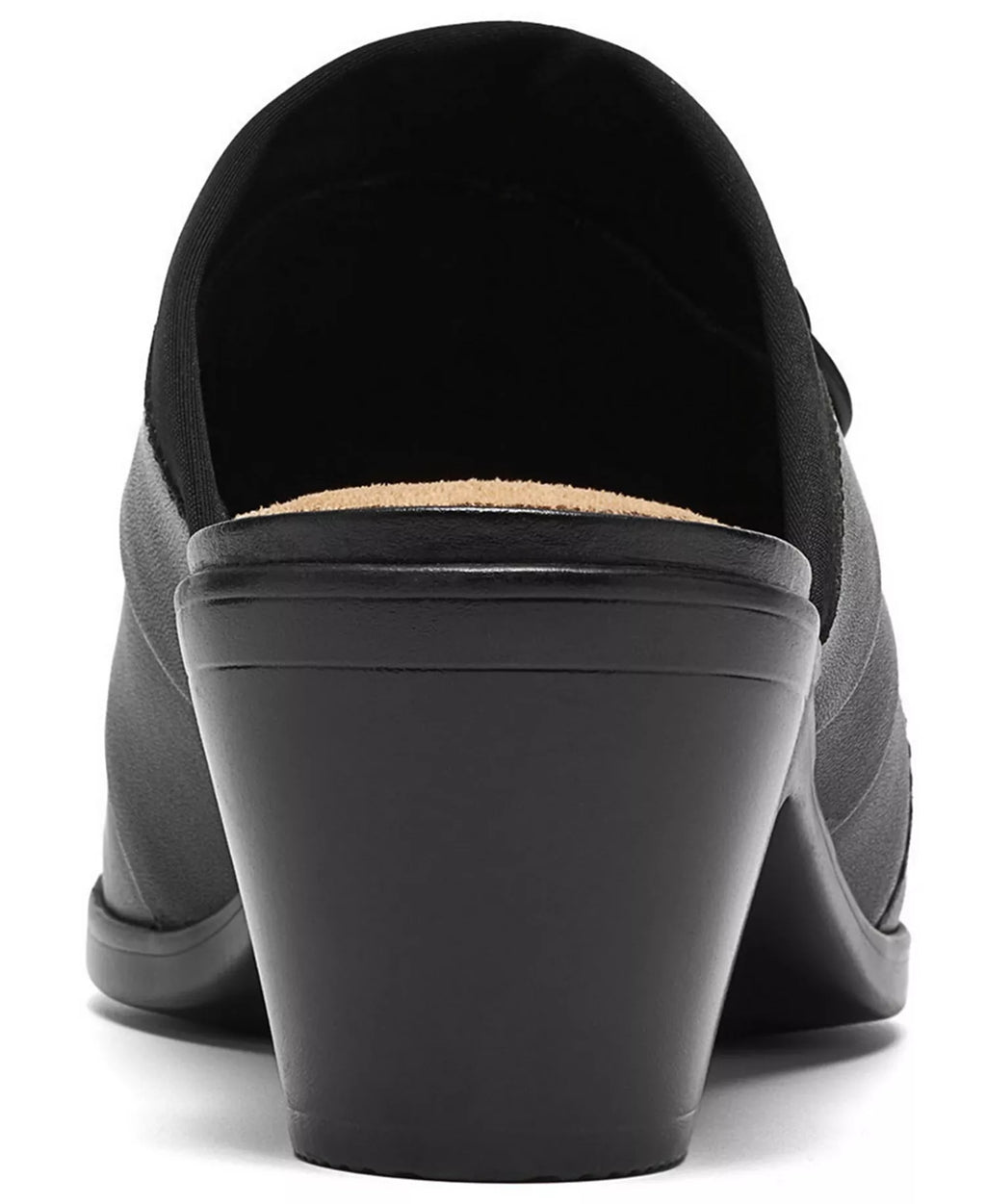 Clarks Women's Emily2 Eliza Block Heel Leather Mules
