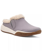 Clarks Women's Aydria Ray Faux Fur Collar Round Toe Mules