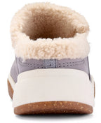 Clarks Women's Aydria Ray Faux Fur Collar Round Toe Mules