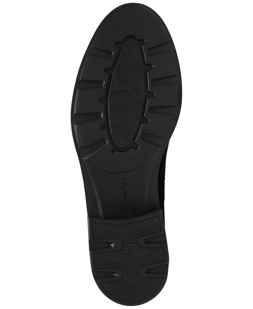 Clarks Women's Adalynn Bay Leather Round Toe Lug-Sole Shooties