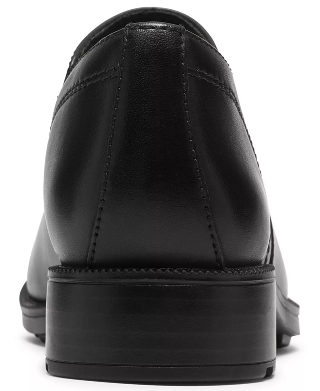 Clarks Women's Adalynn Bay Leather Round Toe Lug-Sole Shooties