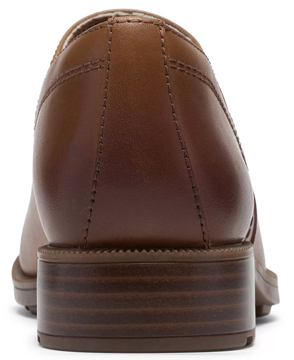 Clarks Women's Adalynn Bay Leather Round Toe Lug-Sole Shooties
