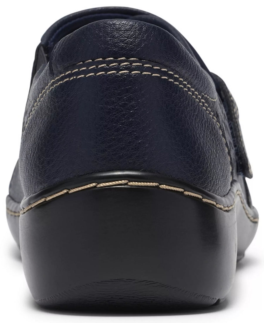 Clarks Women's Cora Teagan Perforated Leather Mary Jane Flats