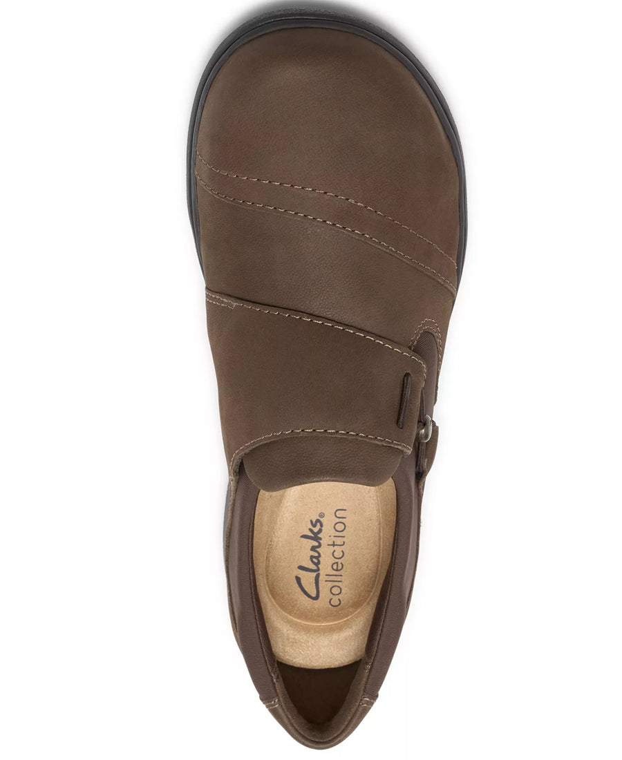 Clarks Women's Carleigh Lily Leather Round Toe Flats