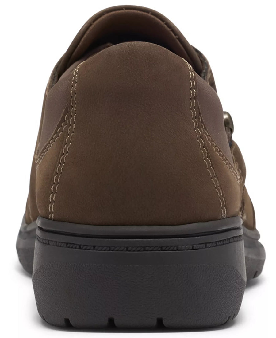 Clarks Women's Carleigh Lily Leather Round Toe Flats