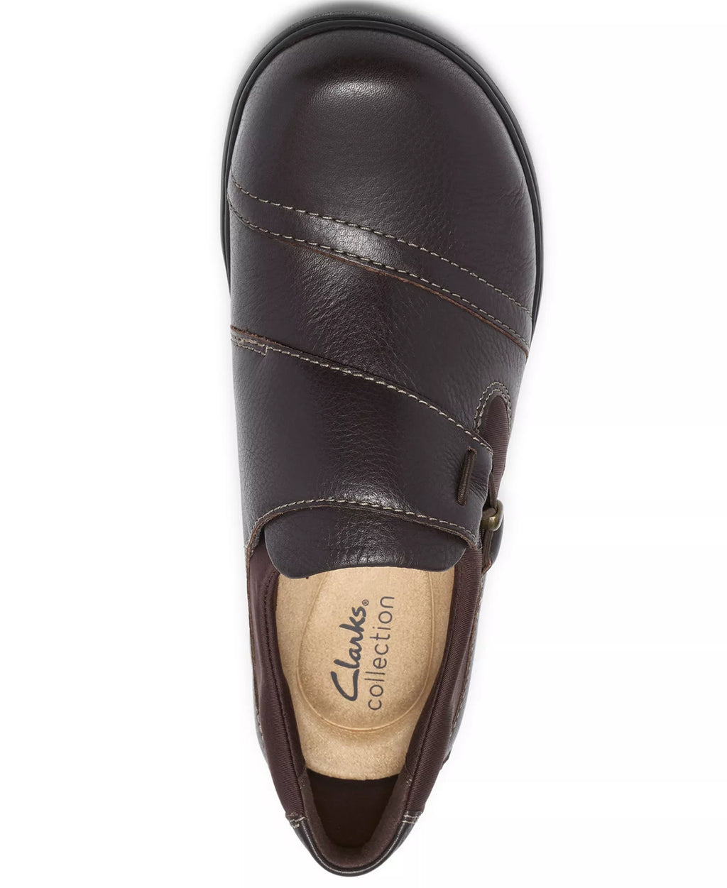 Clarks Women's Carleigh Lily Leather Round Toe Flats