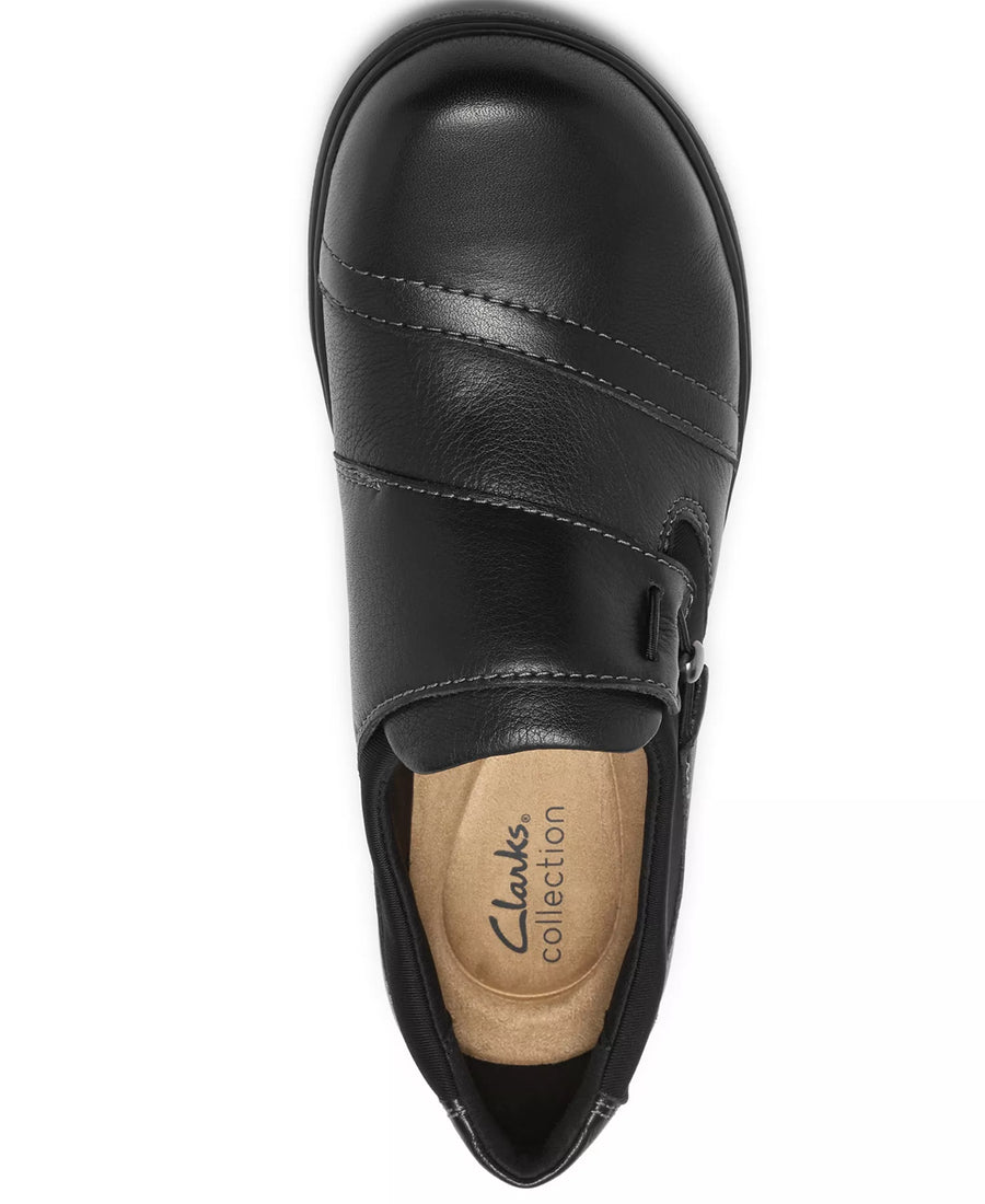 Clarks Women's Carleigh Lily Leather Round Toe Flats