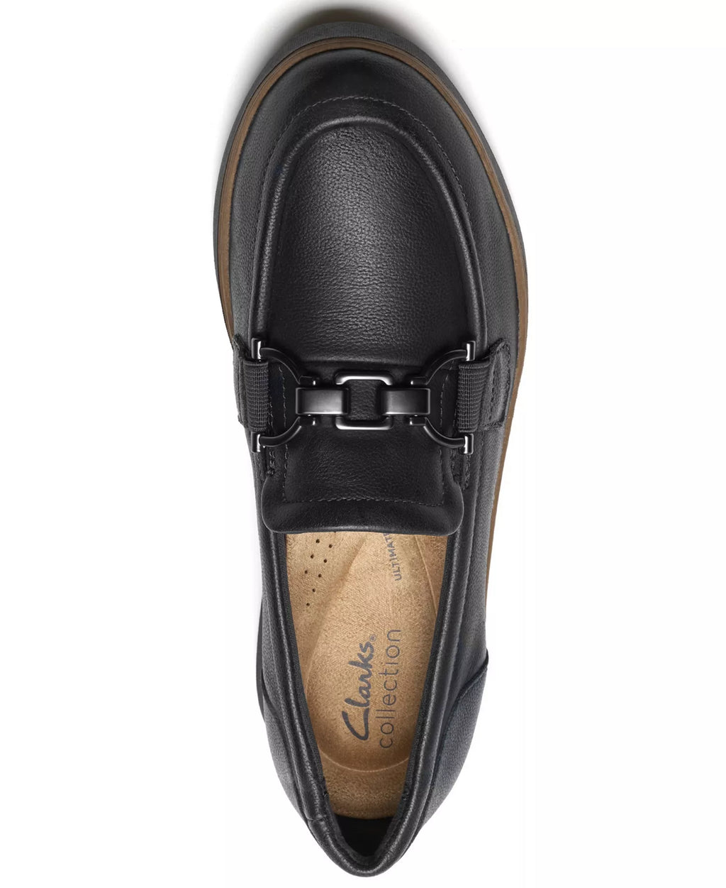 Clarks Women's Zylah Erin Platform Round Toe Leather Loafers