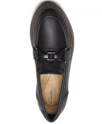 Clarks Women's Zylah Erin Platform Round Toe Leather Loafers