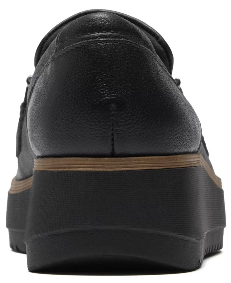 Clarks Women's Zylah Erin Platform Round Toe Leather Loafers