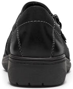 Clarks Women's Carleigh Ease Nubuck Round Toe Flats