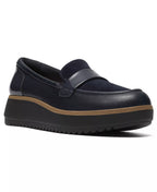 Clarks Women's Zylah Mia Platform Leather Loafers