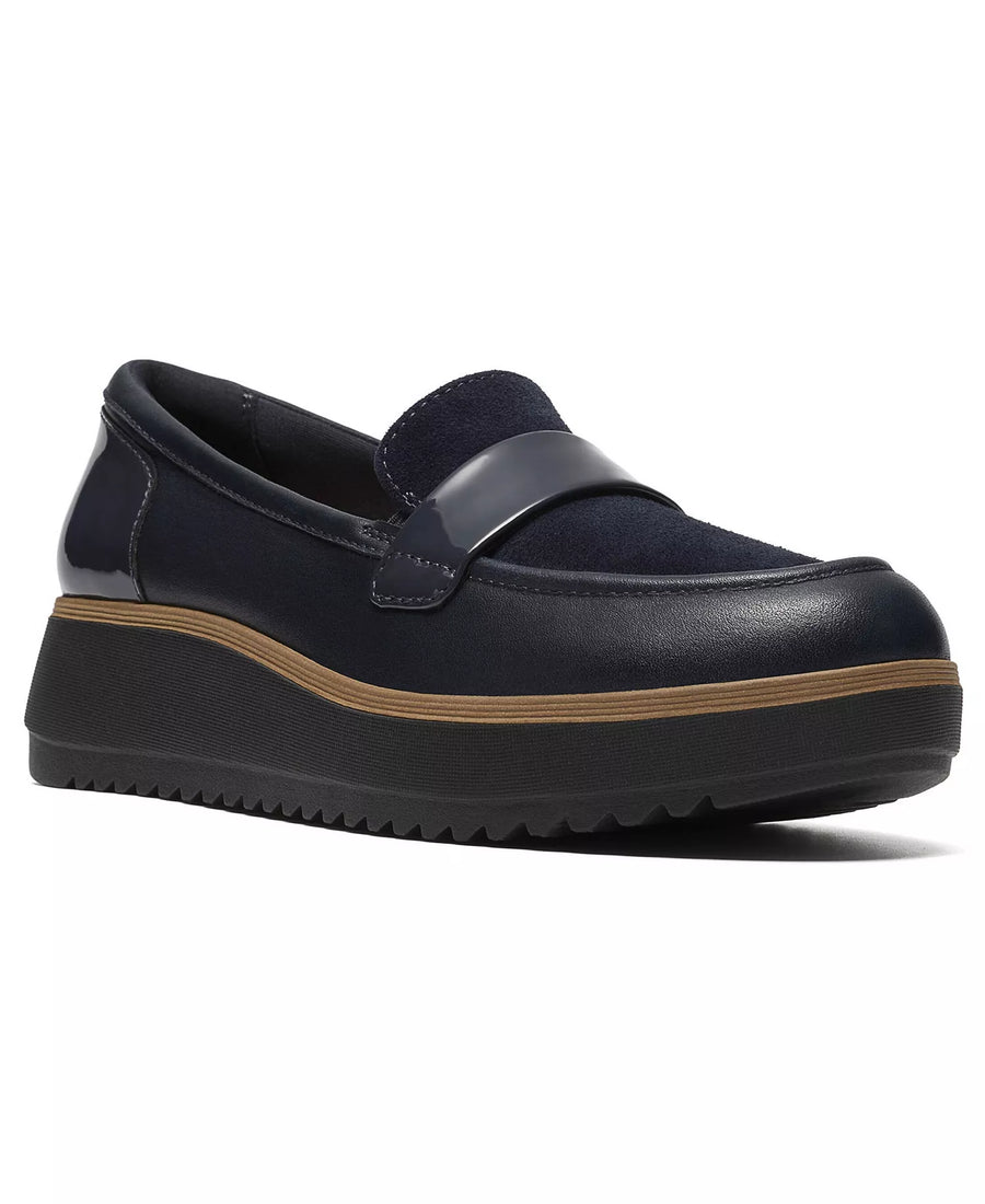 Clarks Women's Zylah Mia Platform Leather Loafers